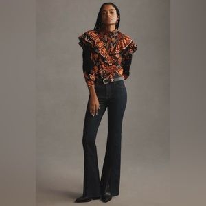Anthropologie Pilcro Split Front High Rise Bootcut Jean Size: 26